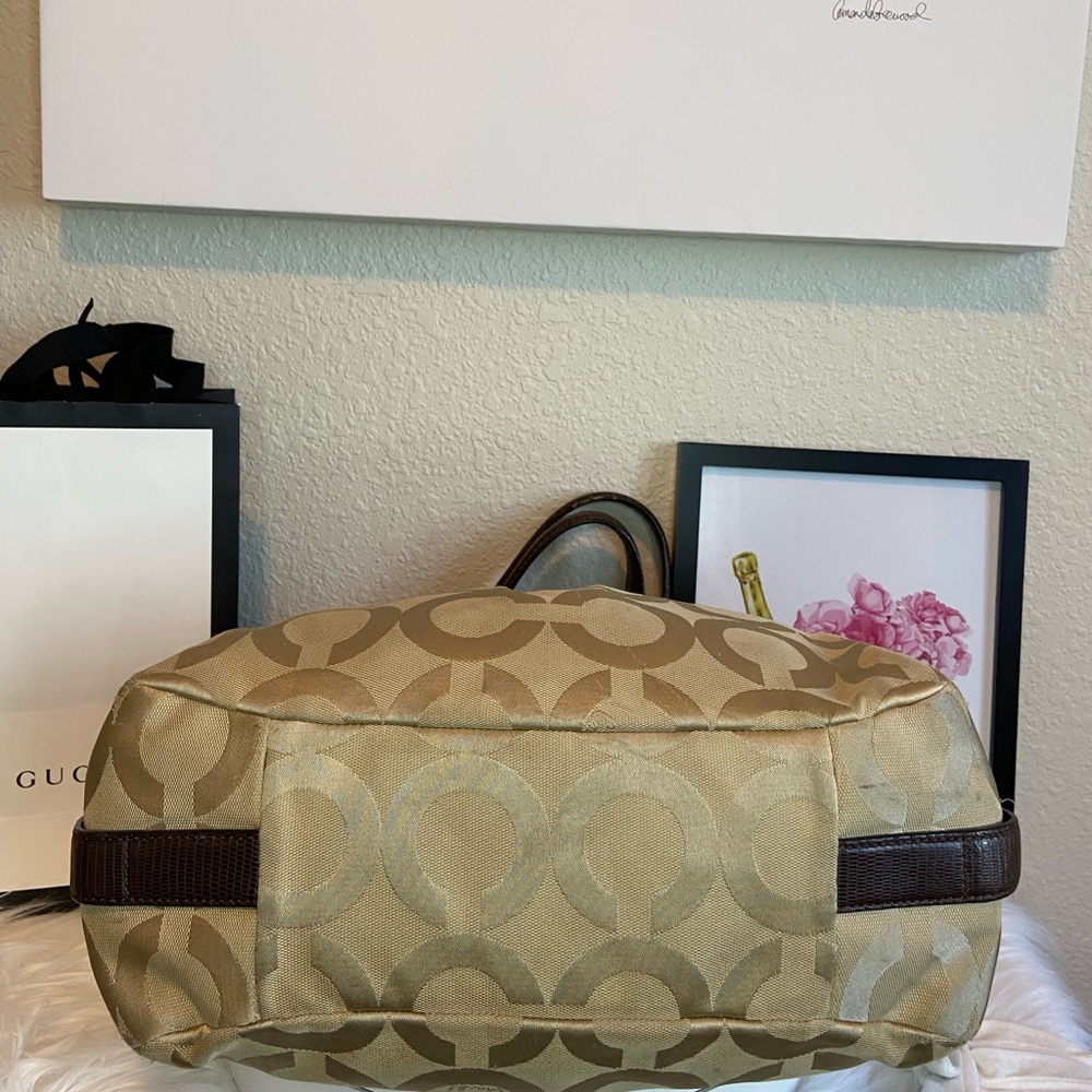 Coach Maggie Madison Signature Canvas/Leather Shoulder Bag - Picture 4 of 14